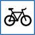Ein Icon für Fahrradverleih